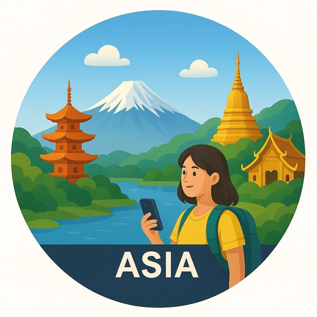 Asia (7 areas) eSIM
